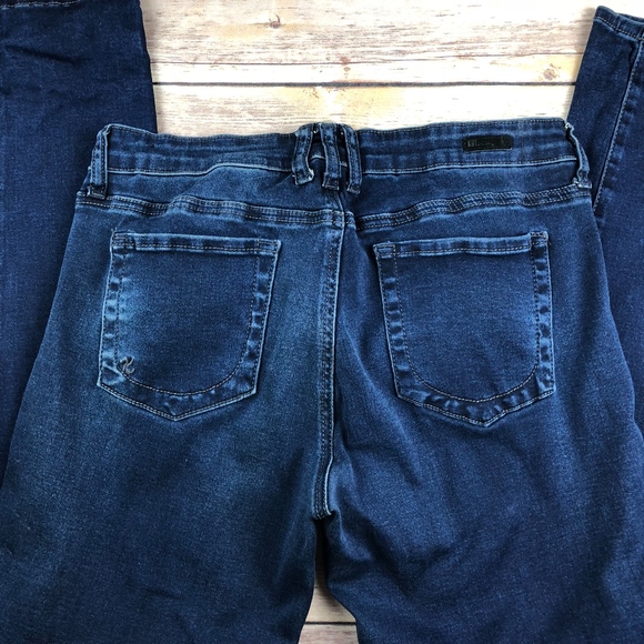 Kut From The Kloth Diana Skinny Jean Size 12 Dark - Picture 7 of 7